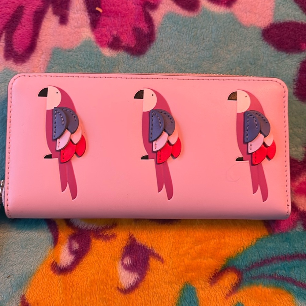 Kate Spade FLOCK PARTY Large Continental Wallet NWOT $249